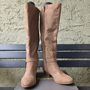 Style and Co Women's Omahaa Western Belt Boots Sz.‎ 6